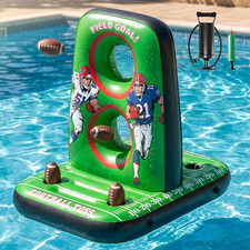 Inflatable Football Toss Game Football Target with 4 Balls  2 Pumps