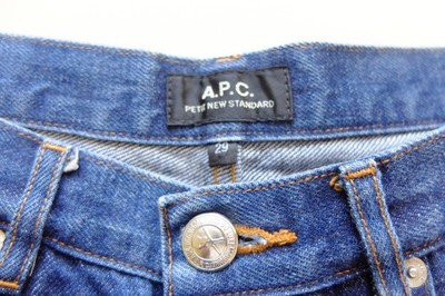 APC blue Jeans W29 L29 slim denim 100% cotton Selvedge A.P.C petit new standard