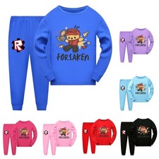 Kids Girls Boys Roblox Forsaken Top+Pants Set Pyjamas PJ'S Sleepwear Nightwear