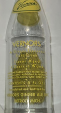 SCARCE NR MINT 1962 VERNORS Ginger Ale 8oz DETROIT,MI ACL POP BOTTLE with GNOME