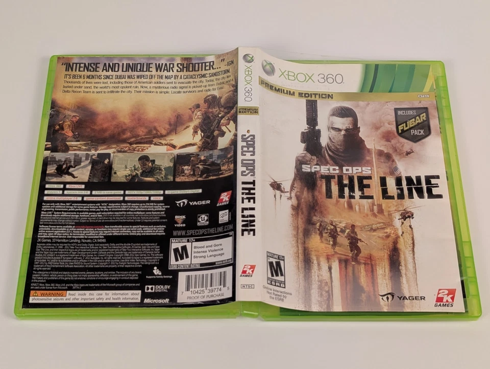 Spec Ops: The Line Premium Edition (Xbox 360)➡️CIB - Tested - Near Mint 📀! - Image 4 of 4
