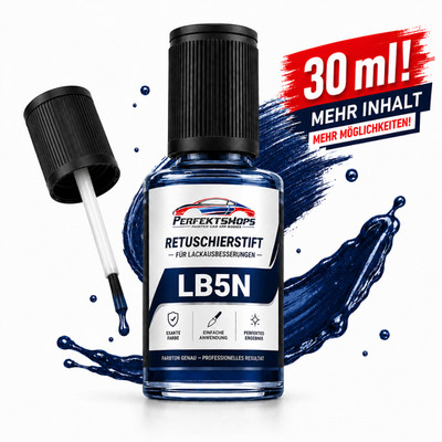 Lackstift LB5N Indigo Blau 30ml VW SKODA Autolack Retuschierstift