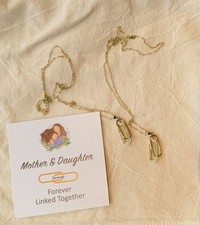 Mother And Daughter Forever Linked Together Necklaces