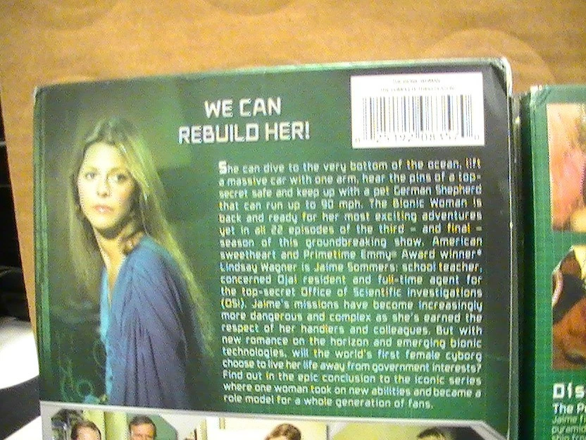 The Bionic Woman 1976 Season 3 5 DVD 2011 Lindsay Wagner Lee Majors Cyborg Jaime - Image 3 of 4