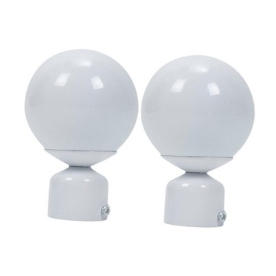 2 stück Fenster Vorhang Stange Endstücke für Lounge Zimmer Home Decor