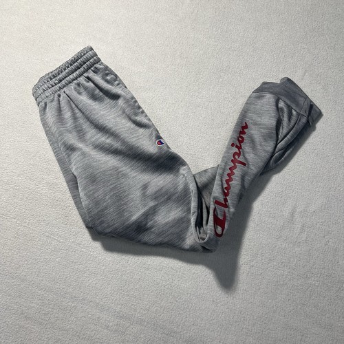 Champion Sweatpants Youth Teen Boys M 10-12 Classic Fleece Logo Joggers Tapered - Picture 5 of 5