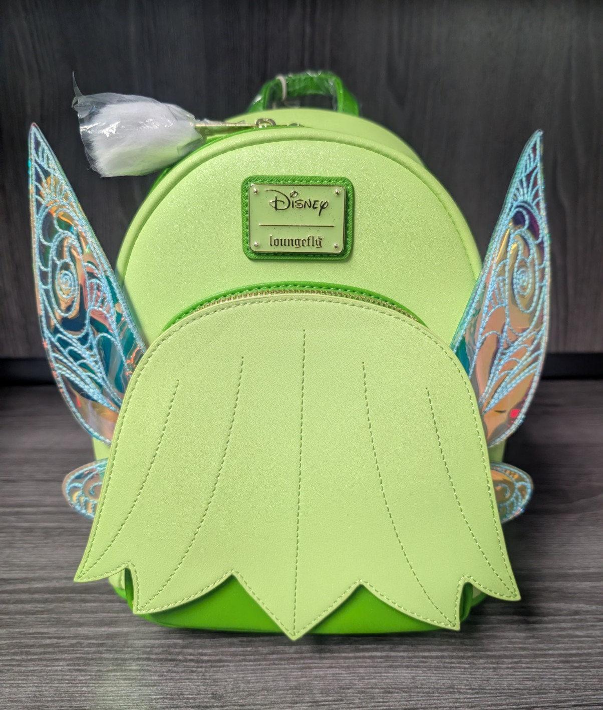 Loungefly Disney Tinker Bell Cosplay Glow in the Dark Mini Backpack Green