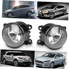 Pair of Front Fog Lights RH LH Compatible Wit...