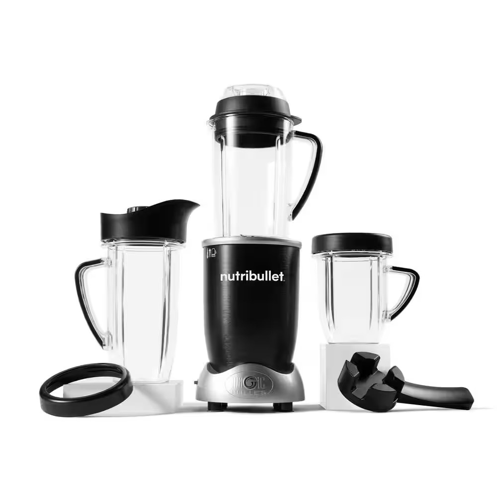 Rx 30 Oz. Single Speed Black Blender with 1 Liter Pitcher