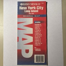 Vintage Rand McNally New York City Long Islan...
