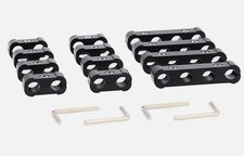 12 Piece-aluminum Ignition Wire Separator Loom Sbc Sbf Bbc