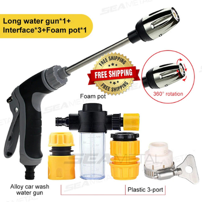 #ad Hose Hawk Pressure Washer Nozzle Pro 360° Rotating 3 Spray Modes Compact $18.80