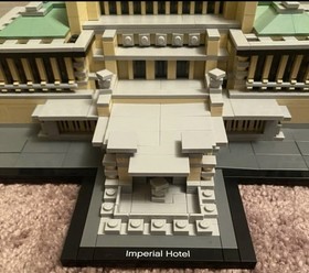 Lego Architecture 21017 Imperial Hotel 100% Complete Set No Instructions or Box
