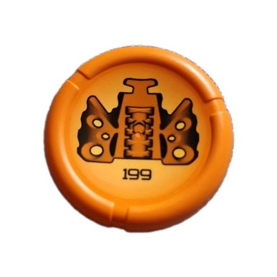 かのこ LEGO Bionicle 199 Vahi Orange Kanoka Rare Disc of Time Mask of
