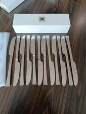 Christofle Stainless Steel Delta Model 12 Table Knives