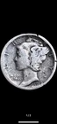 Mercury Dime 1919-S F Collector’s Choice Silver
