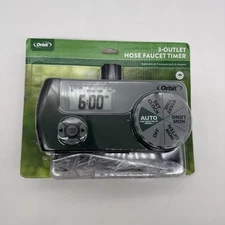 Sealed Orbit 56082 3-Outlet Hose Faucet Watering Timer - BRAND NEW
