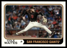 2023 Topps Heritage Cole Waites Rookie San Francisco Giants #258