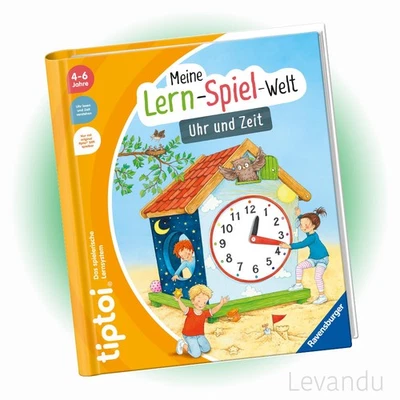 RAVENSBURGER tiptoi® Buch - Meine Lern-Spiel-Welt - Uhr und Zeit - NEU - Bild 1 von 4