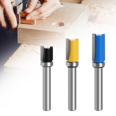 3x Muster Flush Trim Router Bit Set Holzbearbeitung Werkzeug Tragbare Fräser