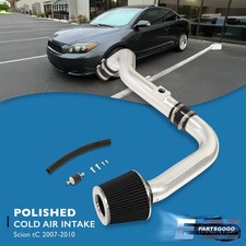 For 07-10 Scion Tc Coupe 2.4 L4 Cold Air Intake Induction System Polish Filter