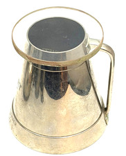 Henry Troemner Quart Conical Measure & Slicker Plate, Philadelphia, Pa.