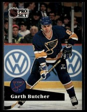 1991-92 Pro Set French #210 Garth Butcher St. Louis Blues