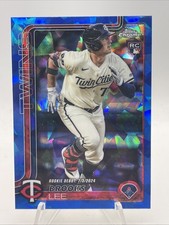 2025 Topps Chrome Update Sapphire #USC6 Brooks Lee RC Debut Twins