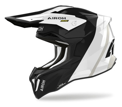 AIROH STRYCKER HELMET HAZARD - WHITE GLOSS - SIZE LARGE - PAI72A13OROHW4C