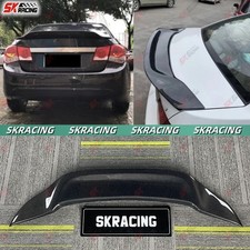 Rear Trunk Spoiler Wing For Chevrolet Cruze 11-15 16-19 Gloss Blackcarbon Fiber Rear Trunk Spoiler Wing For Chevrolet Cruze 11-15 16-19 Gloss Blackcarbon Fiber