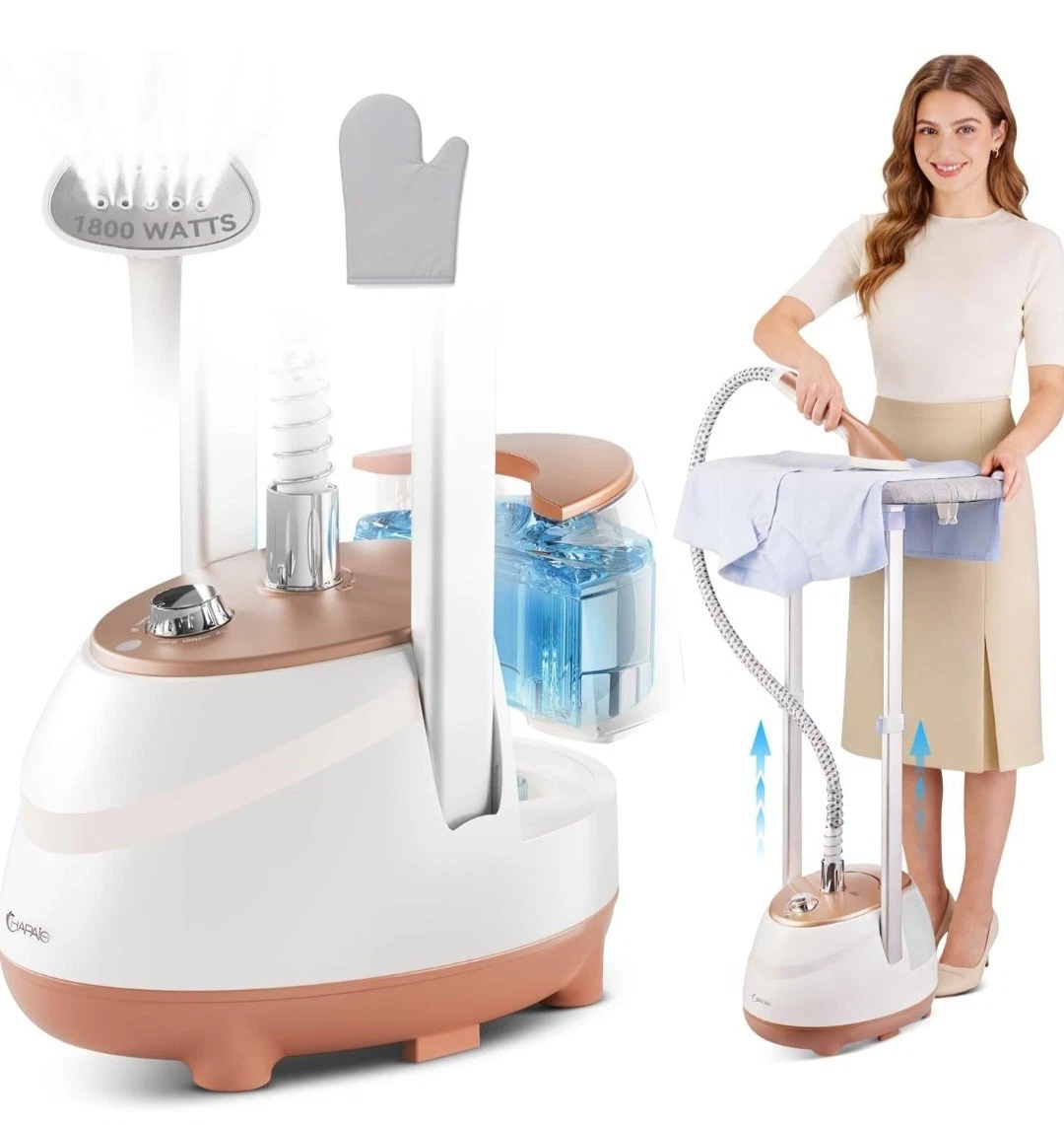 HAPAIS 1800W Clothes Steamer – Handheld Garment Steamer Open Box
Opens in a new window or tab