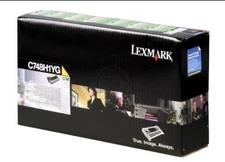 GENUINE SEALED LEXMARK C748H1YG YELLOW TONER C748 --NEW SEALED BAG Free Shipping