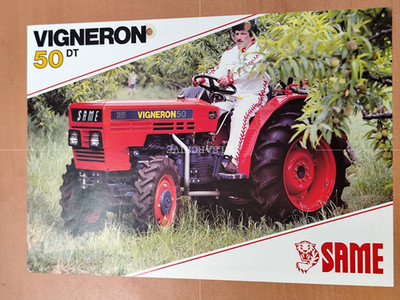 Same Vigneron 50 brochure tractor brochure 51