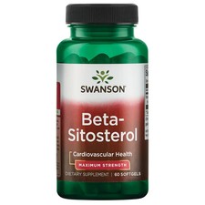 Swanson Beta-Sitosterol - Maximum Strength 160 mg 60 Capsules