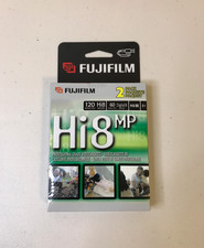 Set of 2 Fujifilm Hi8 Video Tapes NEW Sealed MP P6-120 Professional Grade
