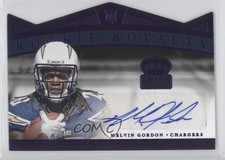 2015 Crown Royale Rookie ROYalty Signatures Purple 15/25 Melvin Gordon Auto 0q0