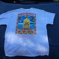 Jimmy Buffet I Don't Know Tour 2017 Tour T-shirt XL Gold Tequila Flowers Reefer