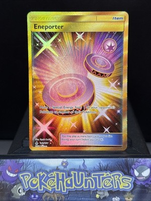 Pokemon Karte Eneporter 142/131 Verbotenes Licht Sonne & Mond Gold Hyper Rare NM