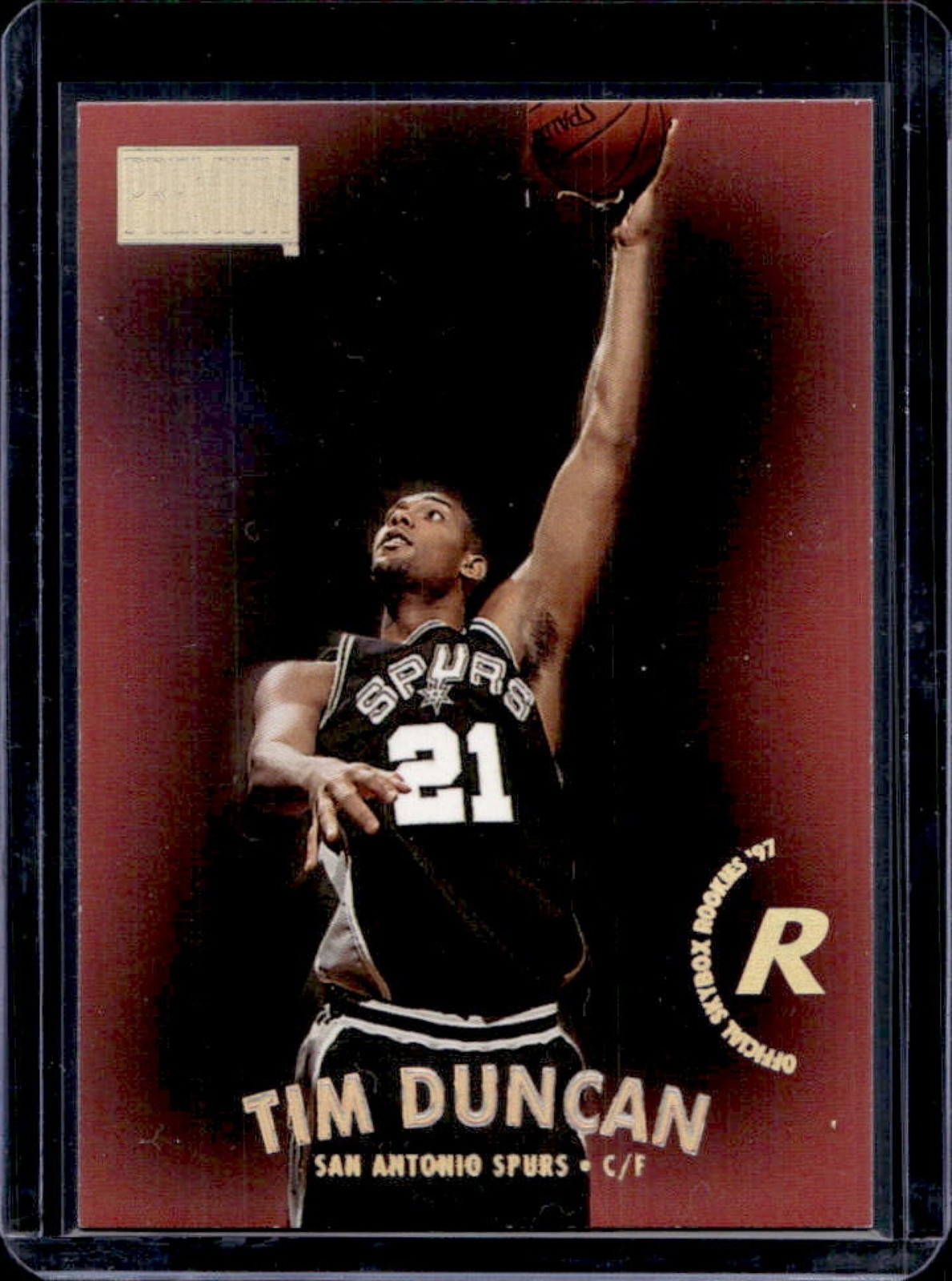 1997-98 Skybox Premium Tim Duncan Rookie RC #112 Spurs