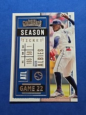 2020 Ozzie Albies Panini Contenders Season Ticket #31