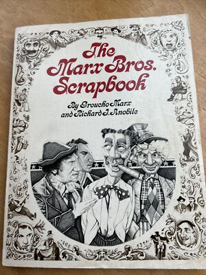The Marx Brothers Scrapbook Groucho Marx Richard Anobile 1973 First Ed Paperback