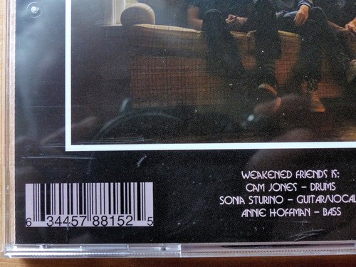WEAKENED FRIENDS: "Common Blah", CD, 2018, Jewelcase, selten, wie neu! - Bild 4 von 5