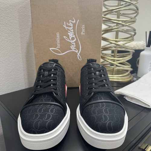 Christian Louboutin Adolon Junior Sneaker Nere 45 - Foto 2 di 7