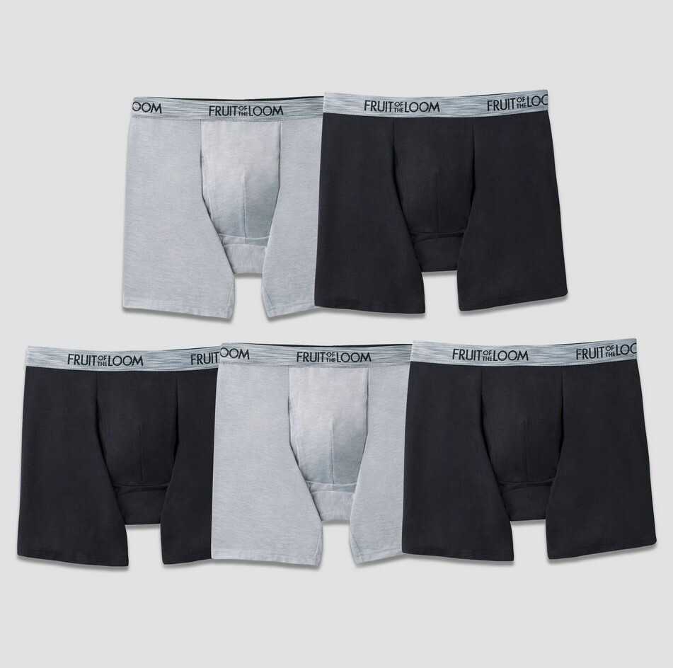 シュプリーム　boxer brief Fruit Loom Select Comfort Supreme Boxer Briefs S 5 Pack