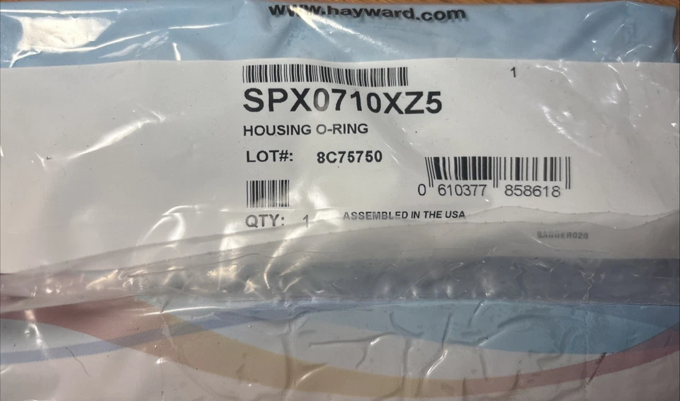 Hayward Vari-Flo Pool Valve Cover O-Ring O48, SPX0710XZ3 / R&S 254HMV / Buna N - Image 3 of 3