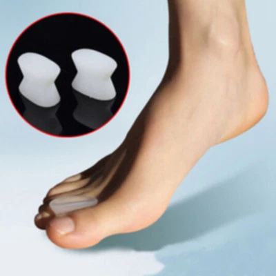BARGAIN WELLS Toe Bunion Separator Corrector Straightener Gel Pain Relief Silicone 2pcs Orthot
