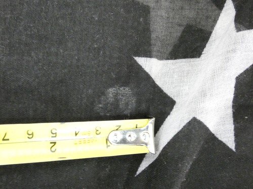 Womens Scarf Black White Stars Print Shawl Wrap Y2K Sheer Rock Arty 100 X 172 cm - Picture 9 of 9
