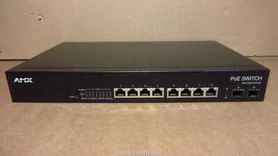 AMX NXA-ENET8-2POE FG2178-63 Gigabit PoE Ethernet Layer 2 8-Port Switch EX EARS