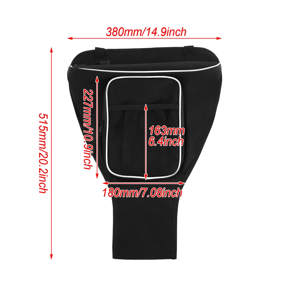 Black UTV Cab Pack Holder Storage Bag Fit For POLARIS RANGER RZR XP 900 1000 500 — 第 2/4 张图片