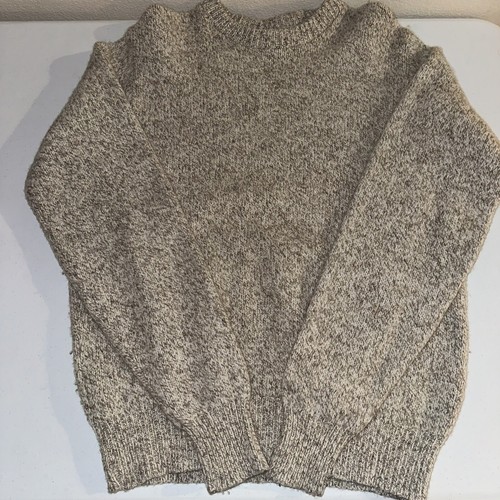 Vintage Lands End Wool Blend Sweater Crewneck Pullover Made in USA Size XL Long - Picture 5 of 16
